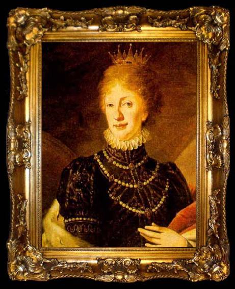 framed  Joseph Nigg Maria Theresia of Naples Sicily, ta009-2